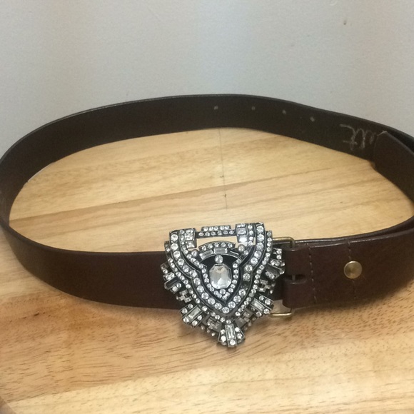 Stunning Brown B-Low the Belt. Rhinestone Buckle, Small. - Picture 7 of 9